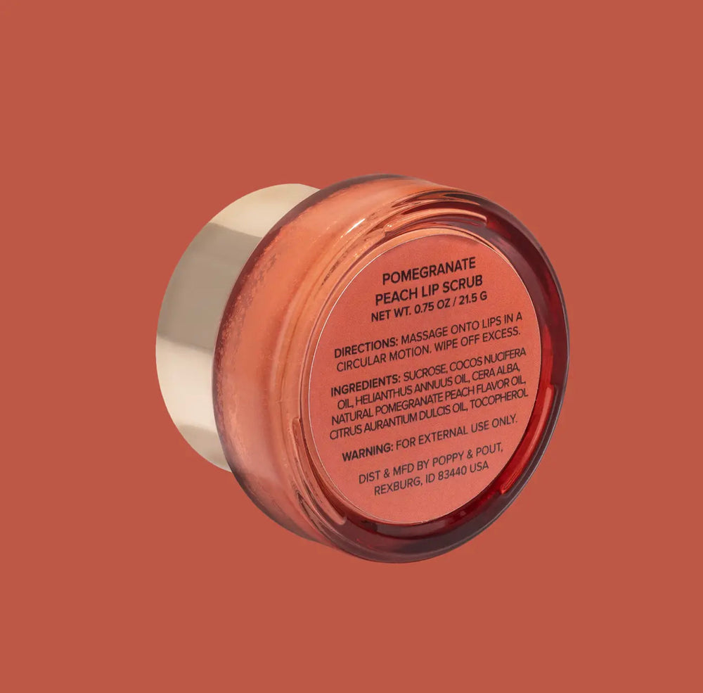 Pomegranate Peach Lip Scrub